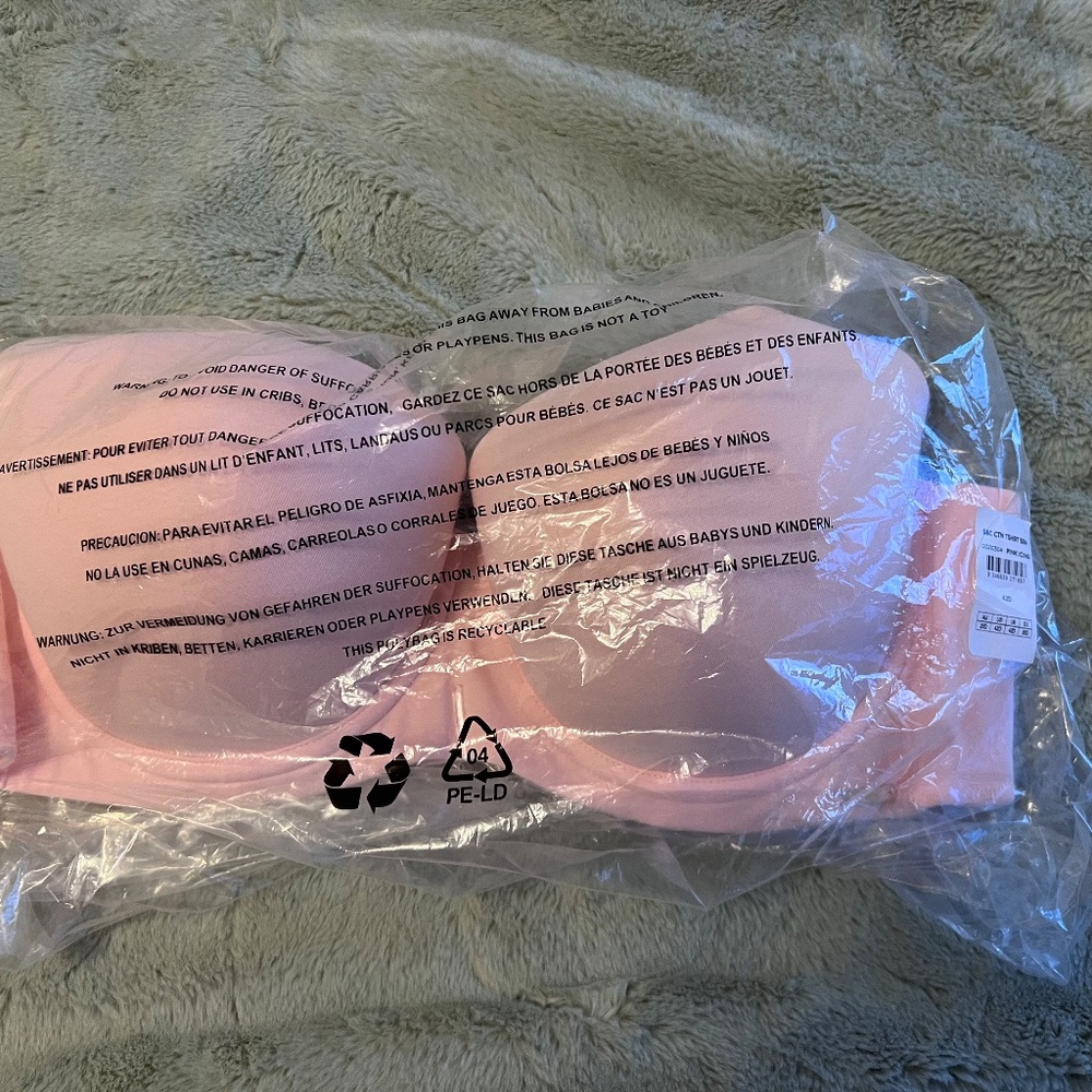 Smooth & Chic Cotton T-Shirt Bra - Pink Icing - Picture 3 of 6
